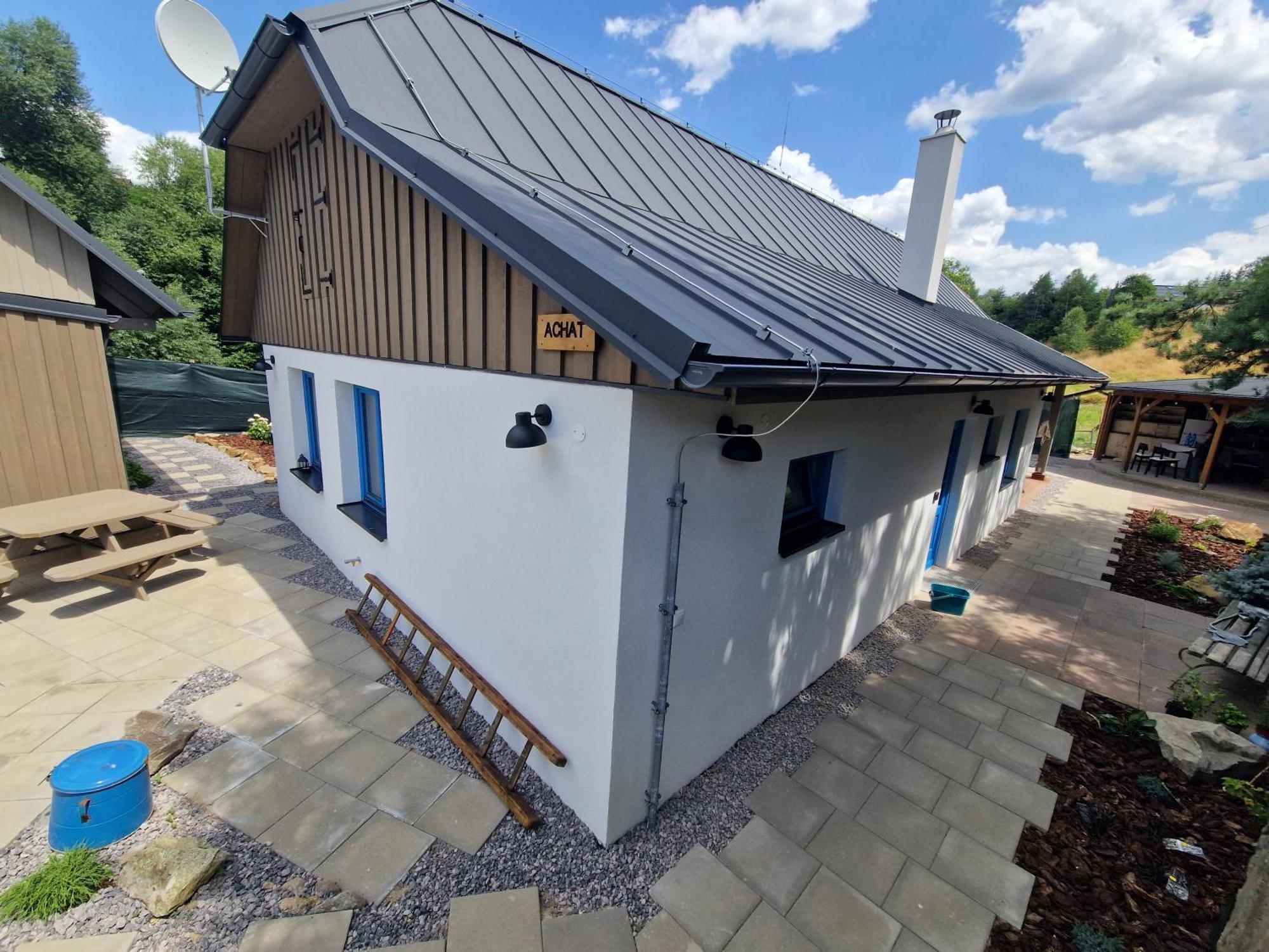 Chalupka Opal A Chalupa Achat Na Luke Lukahuta Chaletstiavnica Banska Stiavnica Na Samote - Samoobsluzny Pristup Cez Pin-Kod Nonstop Eksteriør billede